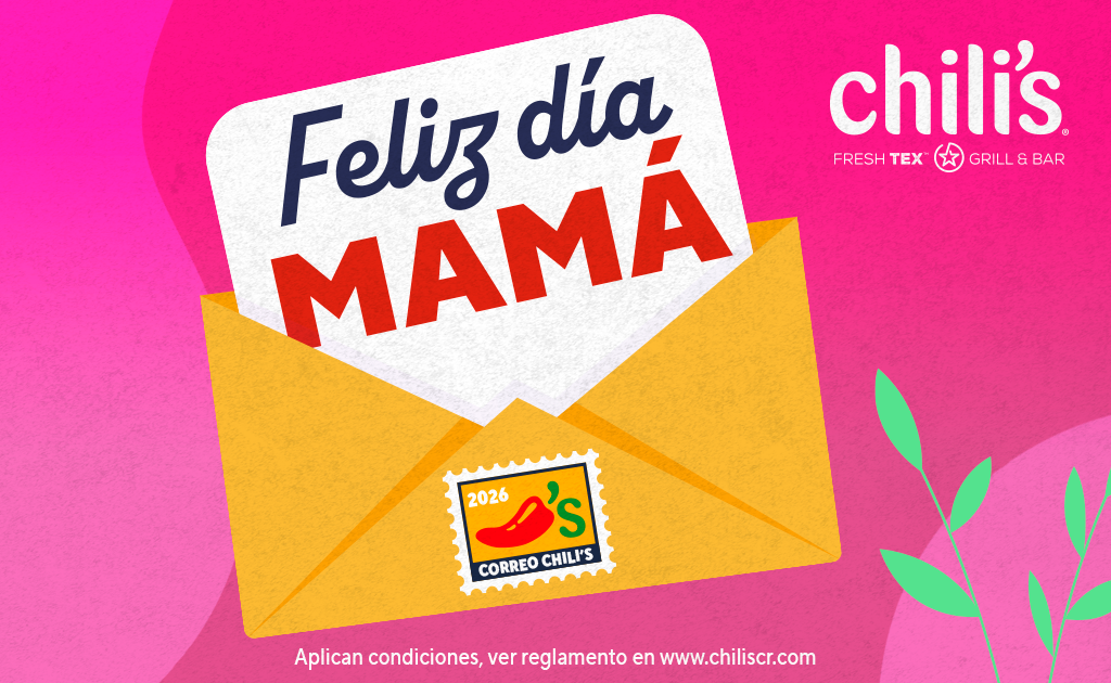 Diseño de giftcard Chili's Costa Rica