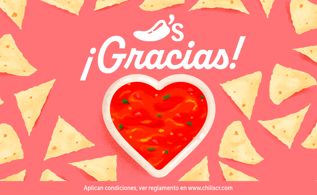 Giftcard Gracias - Chili's Costa Rica