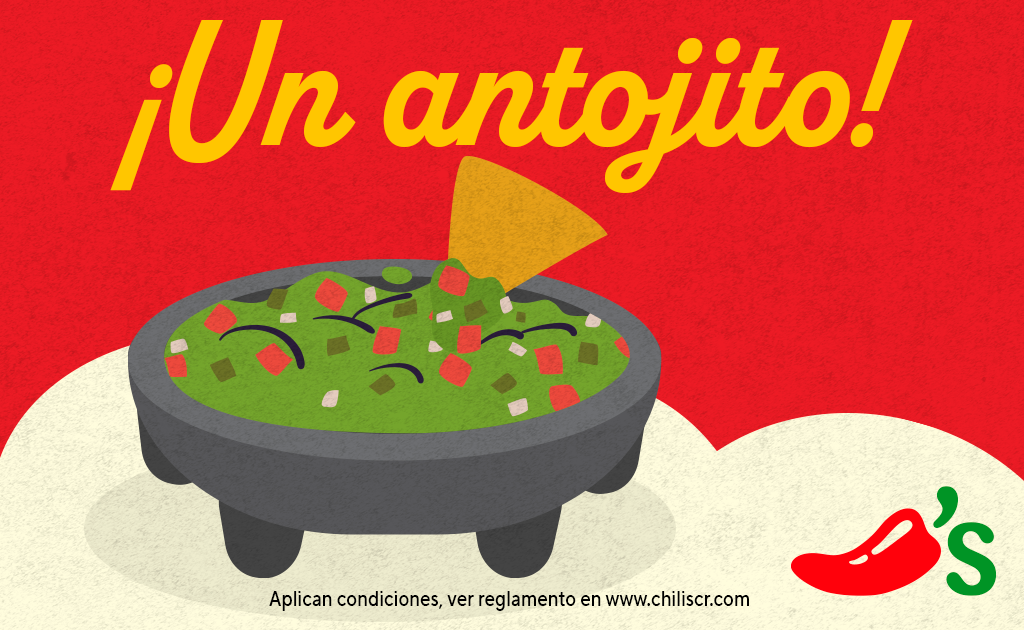 Diseño de giftcard Chili's Costa Rica