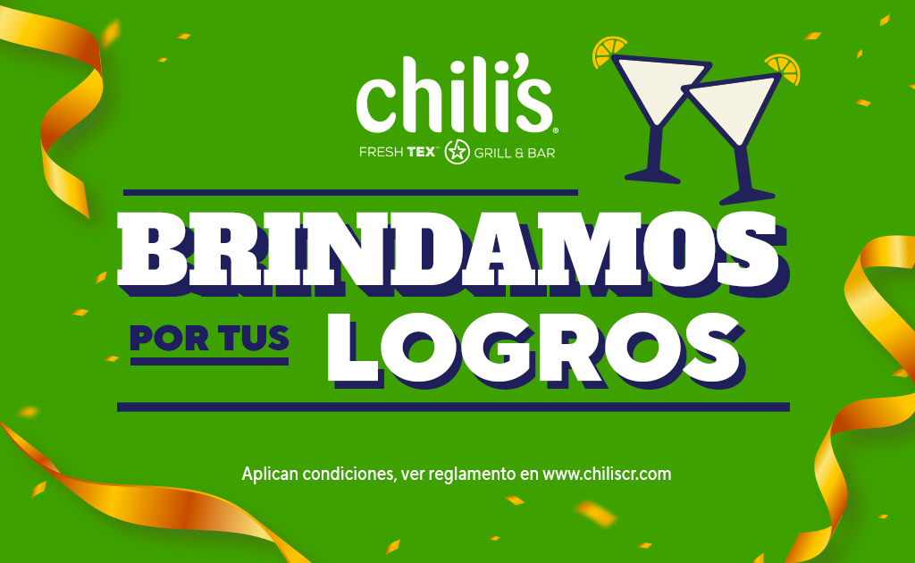 Diseño de giftcard Chili's Costa Rica