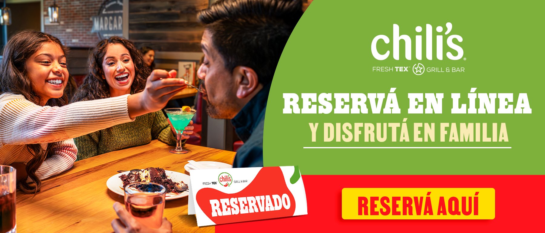 Reservaciones en línea Chili's Costa Rica