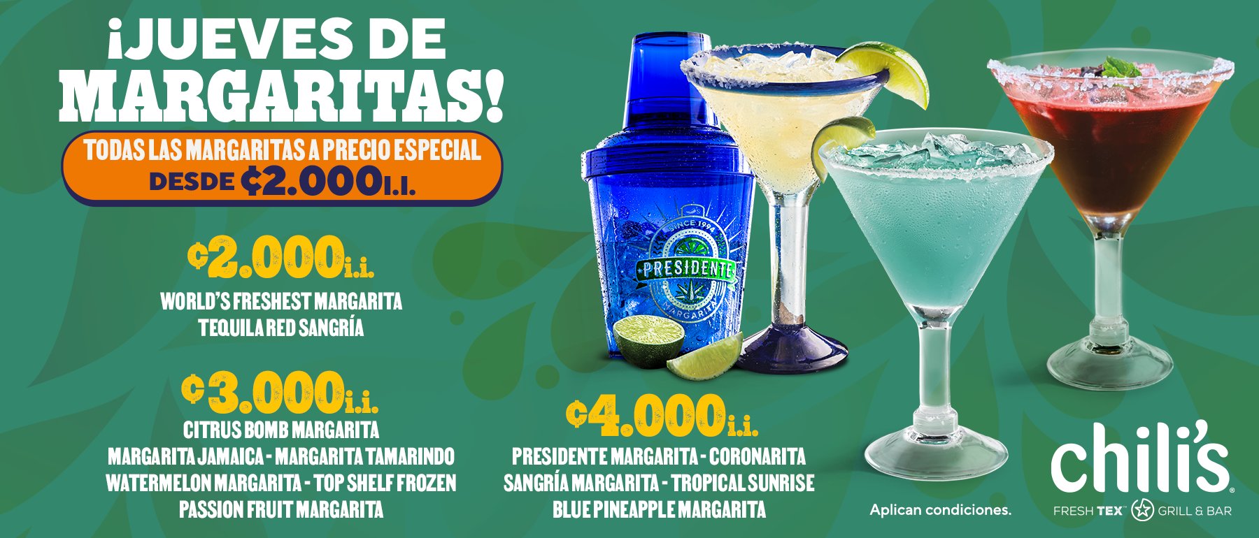 Promoción Chili's Costa Rica
