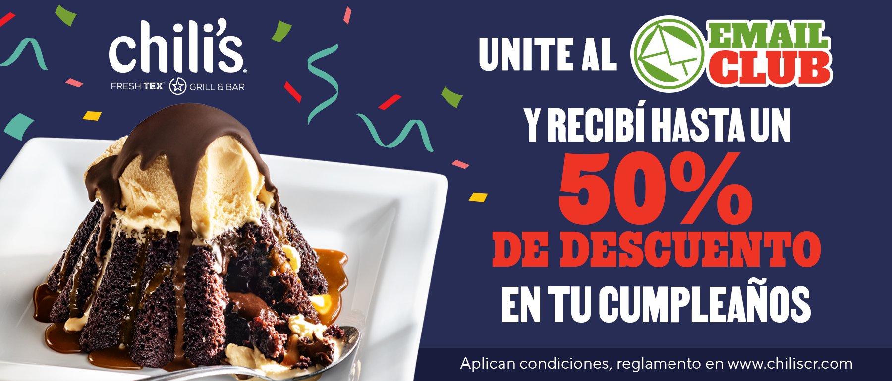 Email Club Chili's Costa Rica